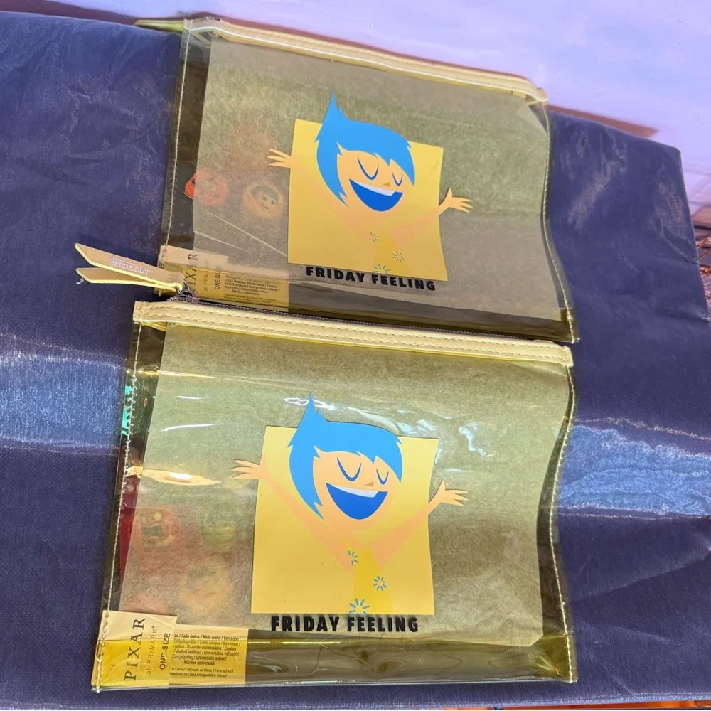 Inside Out 2 Joy Pencil Bags – Primark Exclusive (Set of 2)